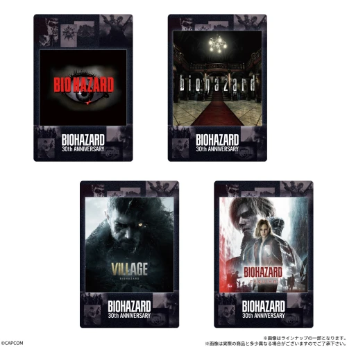 Bandai Candy Resident Evil Biohazard 30th Anniversary Card Wafers 1Box 20pcs (FULL BOX)
