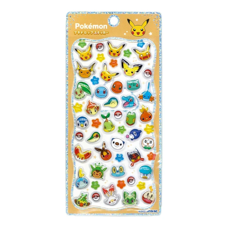  Pokemon Center Original Petit Drop Sticker Face 1 