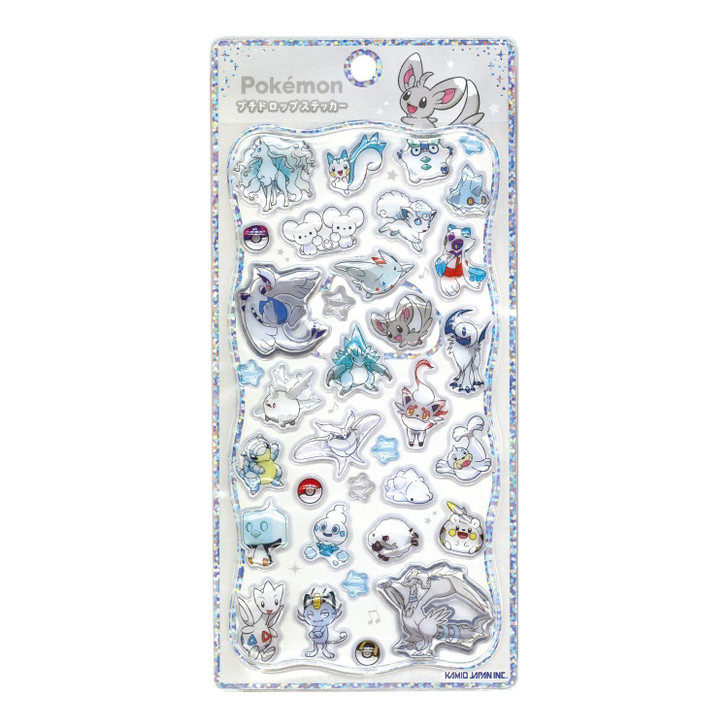  Pokemon Center Original Petit Drop Sticker White 