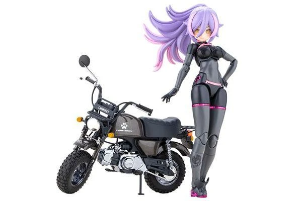  Kotobukiya 1/1 Scale Megami Device PUNI*MOFU Racing Lang with Honda Z50J Gorilla Plastic Model 