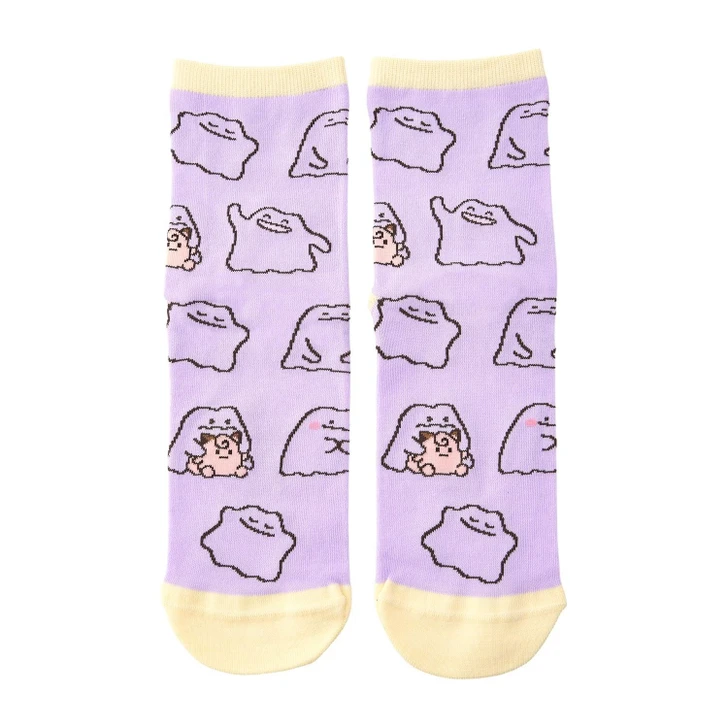 Pokemon Center Original Middle Socks Ten Poke Ten Colors Ditto (23-25 Cm)