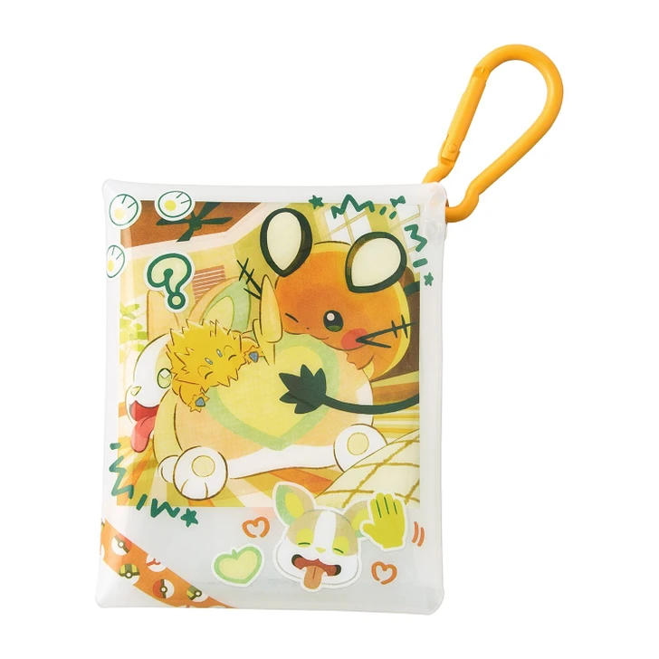 Pokemon Center Original Pokemon Center Original Clear Case With Carabiner Please Give Me Electricity! Clinging