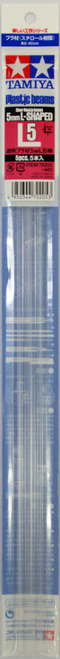 Tamiya 70205 Clear Plastic Beams 5mm L-Shaped 5pcs (4950344702053)