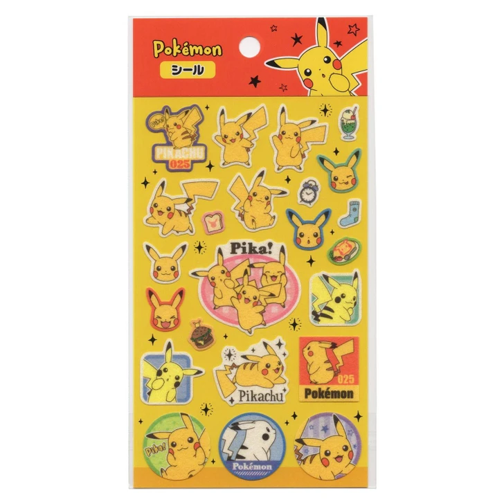  Pokemon Center Original Pokemon Center Original Stickers (Nonwoven Fabric) Together With Pikachu 