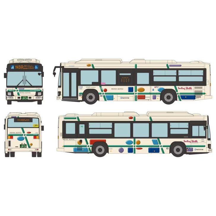  Tomytec Bus Collection 80 JH066 Heiwa Kotsu (Chiba Prefecture) (HO scale) 