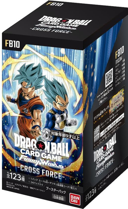 Bandai Dragon Ball Super Card Game Fusion World Cross Force Booster Pack Box of 24 Packs