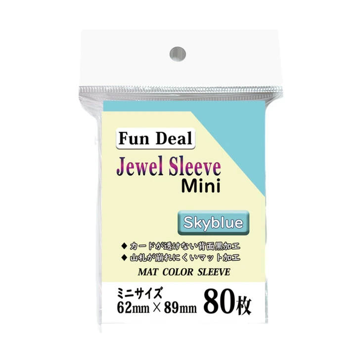 Other Jewel Sleeve Mini Sky Blue 80 Sleeves 