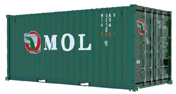  1/24 Scale MOL 20ft Dry Container Green Car NEXT Plastic Model 