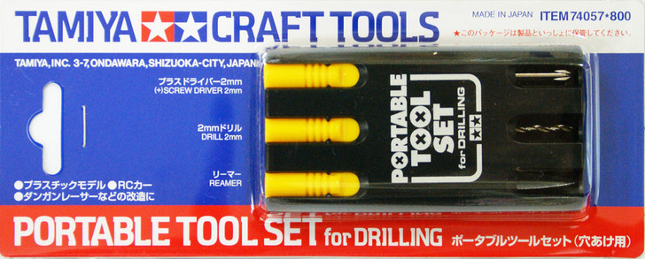 Tamiya 74057 Craft Tools - Portable Tools Set for Drilling