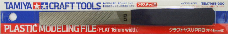 Tamiya 74058 Craft Tools - Plastic Modeling File (Flat 16mm Width) (4950344062447)