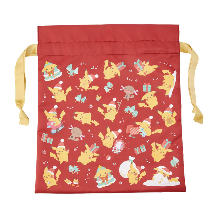 Pokemon Center Original Big Drawstring Pouch Getting Ready For Christmas!