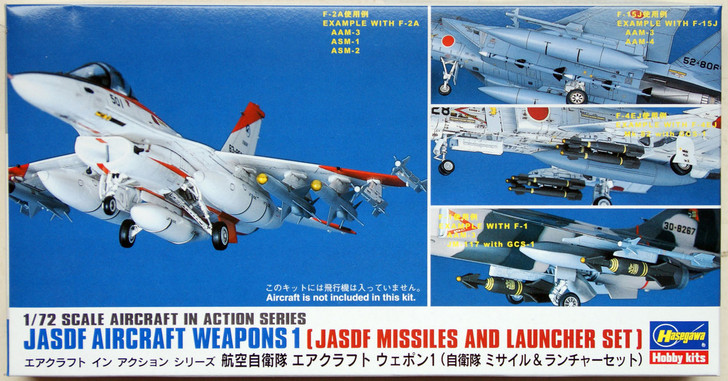 Hasegawa X72-10 JASDF AIRCRAFT WEAPONS 1 MISSILES 1/72 scale kit