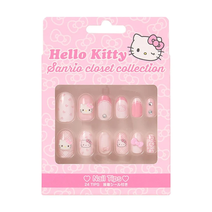 Sanrio Hello Kitty Nail Tips Ballet Core (Closet Collection) 697109