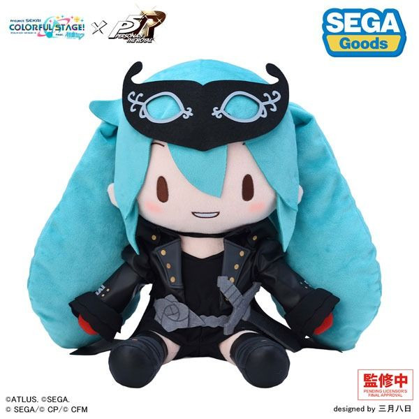 Sega Project Sekai x Persona 5 Royal Hatsune Miku Fuwapuchi Plush Large