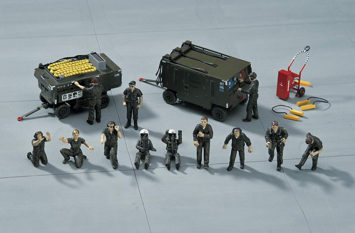 Hasegawa X48-4 U.S. GROUND CREW SET A 1/48 Scale Kit (4967834361041)