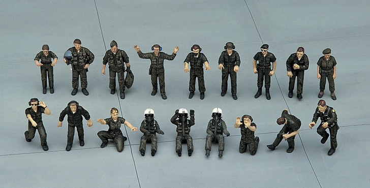 Hasegawa X48-5 U.S. PILOT / GROUND CREW SET B 1/48 Scale Kit