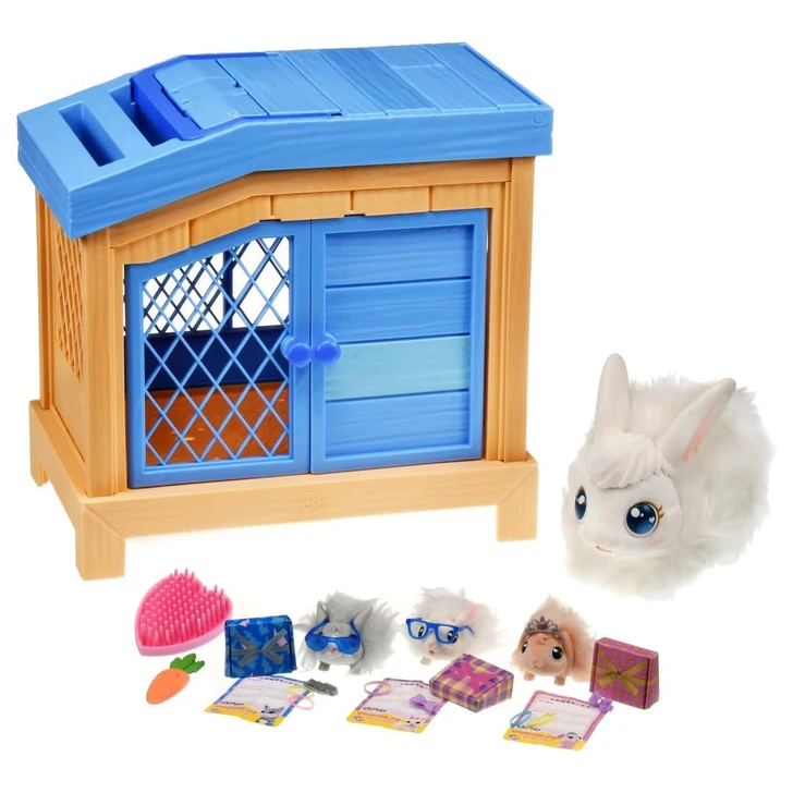 Takara Tomy Hug Me Nerun & Friends Mama Surprise! Bunny Family