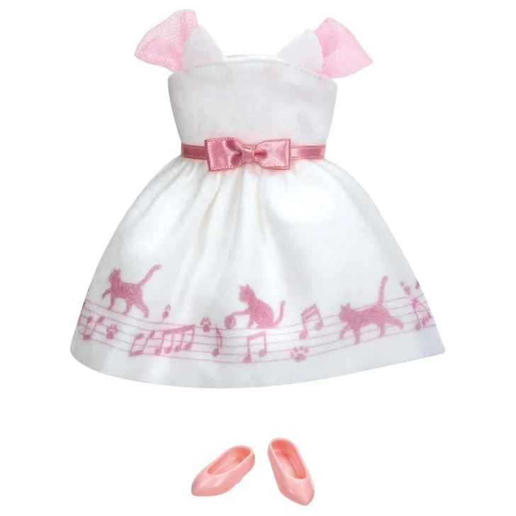 Takara Tomy Licca My First Series Nyan Nyan Waltz Dress and Shoes