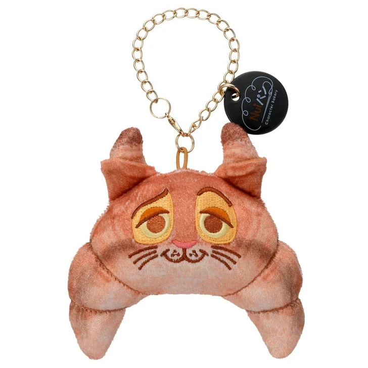 Takara Tomy A.R.T.S Disney Nui Pan Pawbert Croissant Chain Strap Plush Mascot