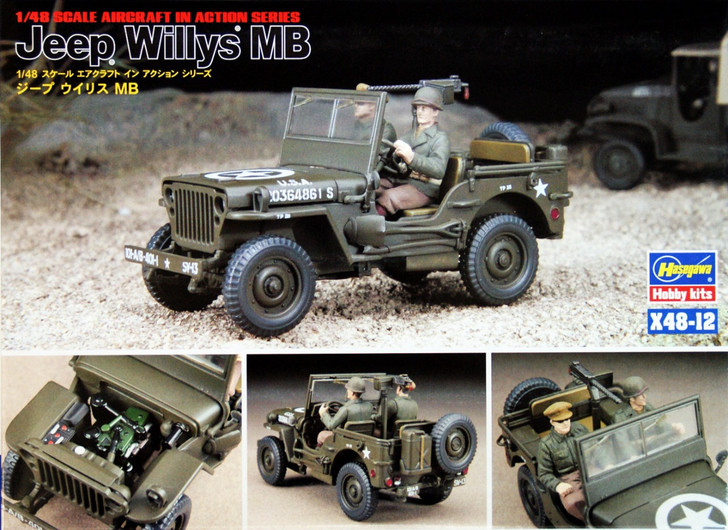 Hasegawa X48-12 Jeep Willys MB 1/48 Scale Kit