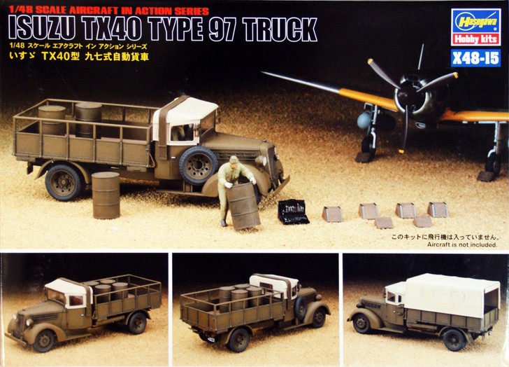 Hasegawa X48-15 ISUZU TX40 TYPE 97 TRUCK 1/48 Scale Kit (4967834361157)