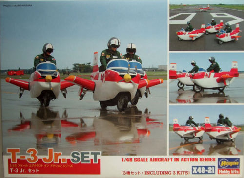 Hasegawa X48-21 T-3 Jr. SET (INCLUDING 3 KitS) 1/48 Scale Kit (4967834361218)