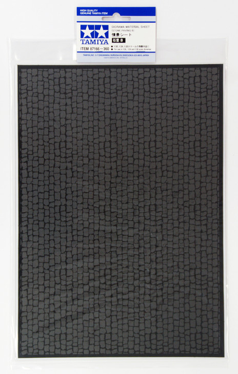 Tamiya 87166 Diorama Material Sheet (StOne Paving B) (4950344871667)