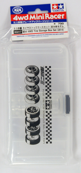 Tamiya 95017 Mini 4WD Tire Storage Box Set (2014) (4950344950171)