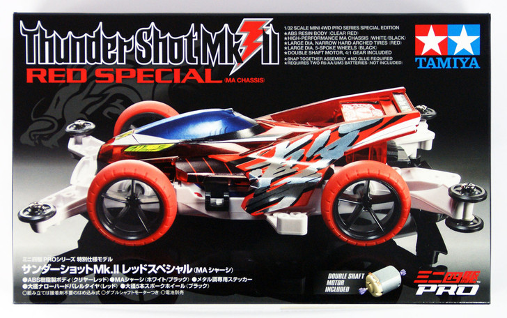 Tamiya 95212 Mini 4WD Thunder Shot Mk.II Red Special (MA Chassis