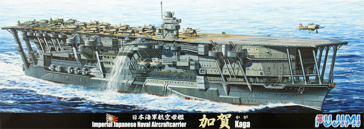 Fujimi TOKU-48 IJN Japanese Aircraft Carrier Kaga 1/700 scale kit (4968728430300)