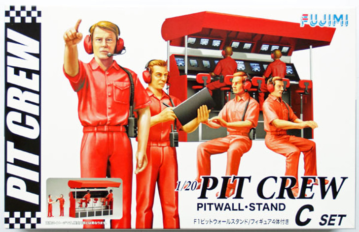 Fujimi GT25 113326 Garage & Tool Series Pit Crew Set C 1/20 scale kit