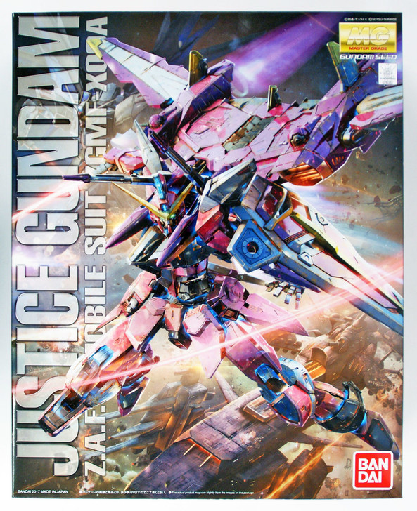 Bandai MG 163824 JUSTICE Gundam (Gundam Seed) 1/100 Scale Kit (4573102631503)