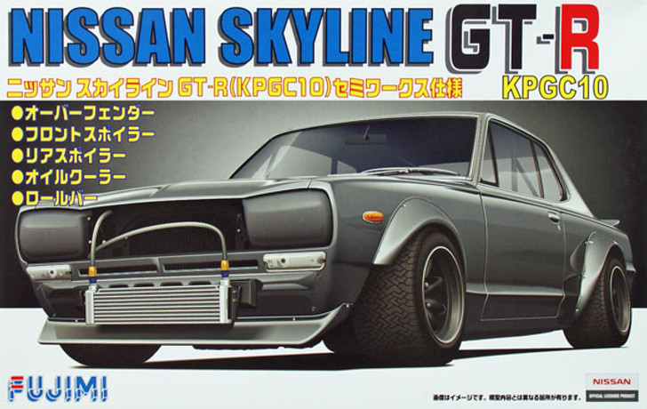 Fujimi ID-163 Nissan Skyline GT-R KPGC10 Semi Works 1/24 Scale Kit