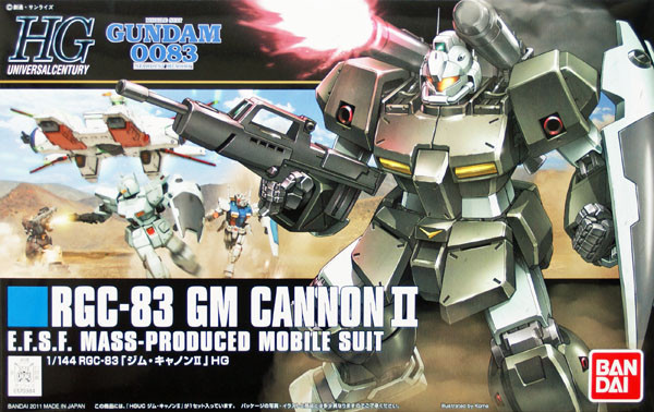 Bandai HGUC 125 GUNDAM RGC-83 GM CANNON II | PlazaJapan