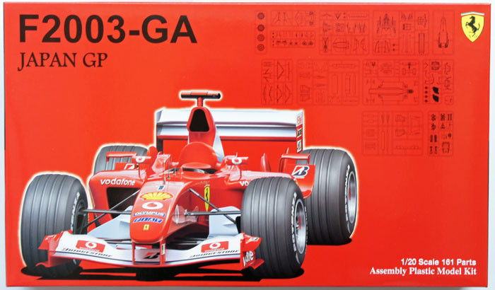 Fujimi GP28 090801 F1 Ferrari F2003-GA Japan GP 1/20 Scale Kit (4968728090801)