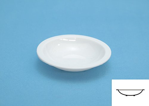 Wave Materials OM183 White Paint Palette (Round Bottom Shallow Palette) (4943209221837)