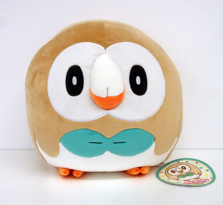 Pokemon Center Original Round Mochi Cushion Rowlet (Mokuroh