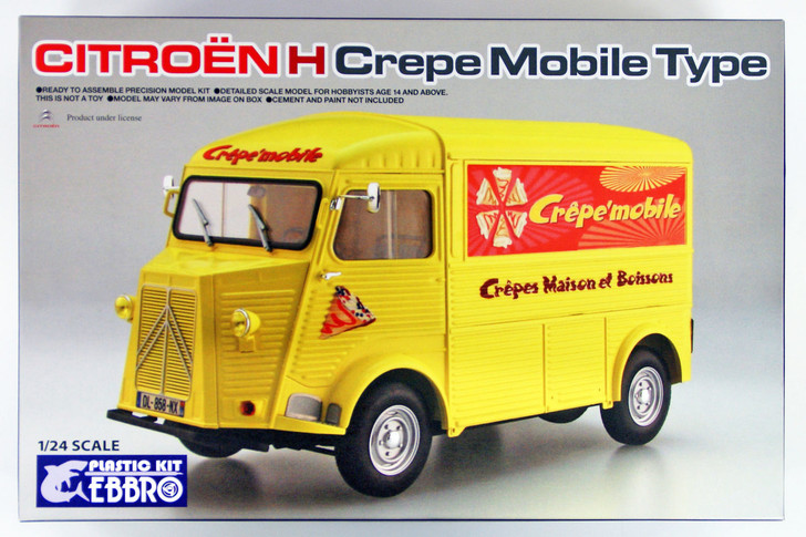 Ebbro 25010 Citroen H Crepe Mobile Type 1/24 Scale Plastic Model Kit (4526175250102)