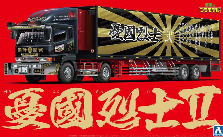 Aoshima 52877 Yukokuresshi 2 (Refrigerator Truck) 1/32 scale kit