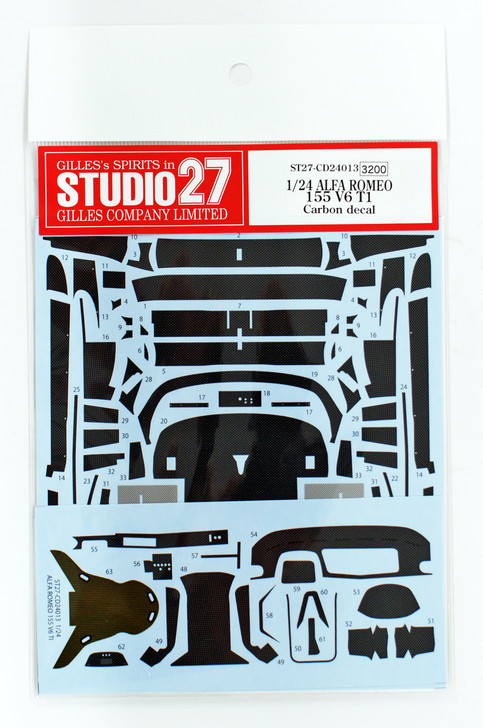 Studio27 ST27-CD24013 Alfa Romeo 155 V6 T1 Carbon Decal Set for