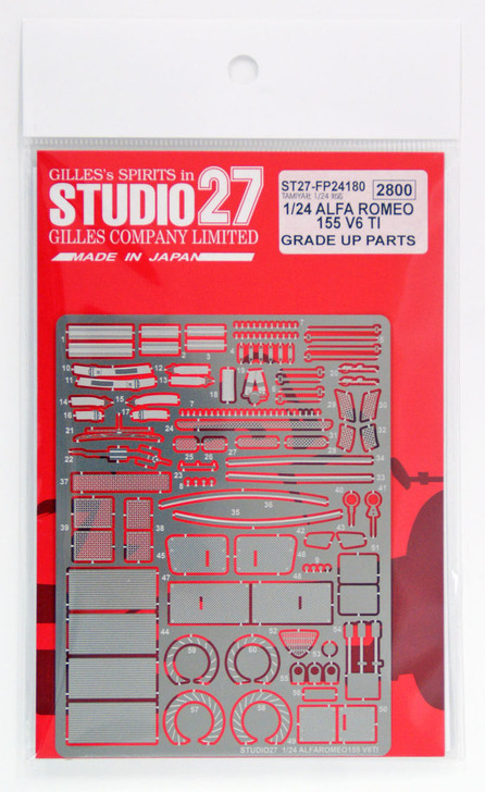 Studio27 ST27-FP24180 Alfa Romeo 155 V6 T1 Grade Up Parts for Tamiya 1/24