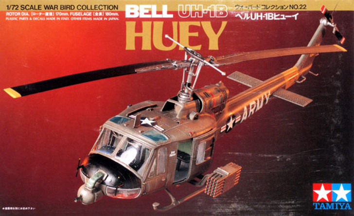 Tamiya 60722 BELL UH-1B HUEY 1/72 Kit