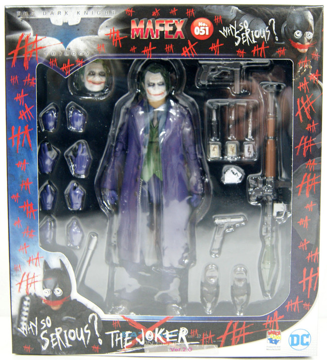 Medicom MAFEX 051 Batman The Dark Knight - The Joker Version 2.0 Figure