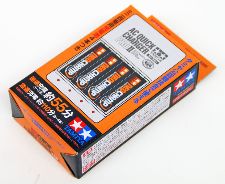 Tamiya 55116 Mini 4WD Neo Champ Ni-MH Battery (4 pcs.) & AC Quick Charger II