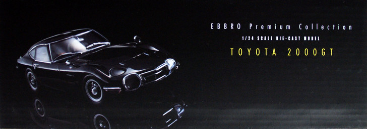 Ebbro 24034 TOYOTA 2000GT (Black) 1/24 Scale | PlazaJapan