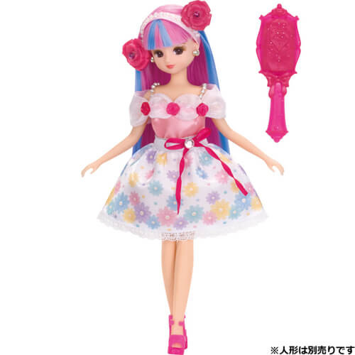 Takara Tomy Licca Doll Dress Set Stylish Rose (885320) (4904810885320)