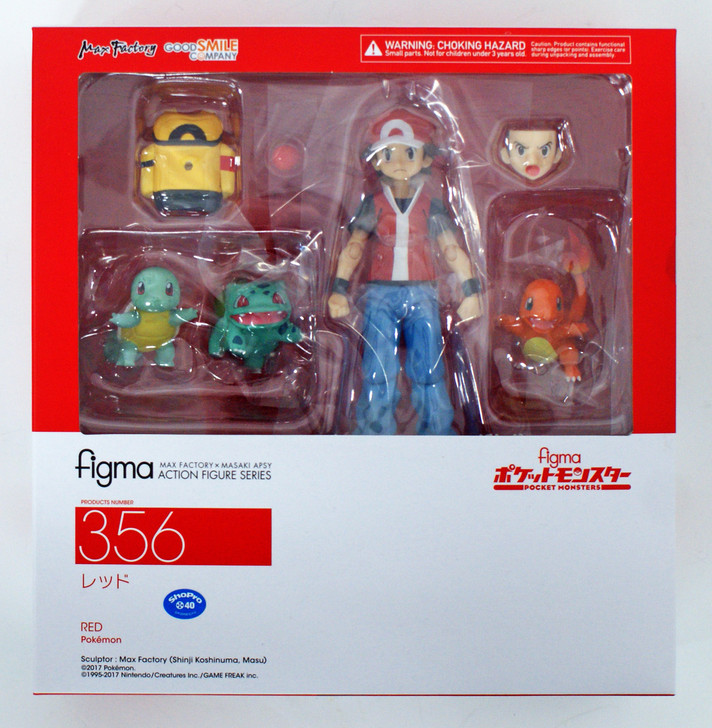Figma 356 Legendary Trainer Red Figure (Pokémon)