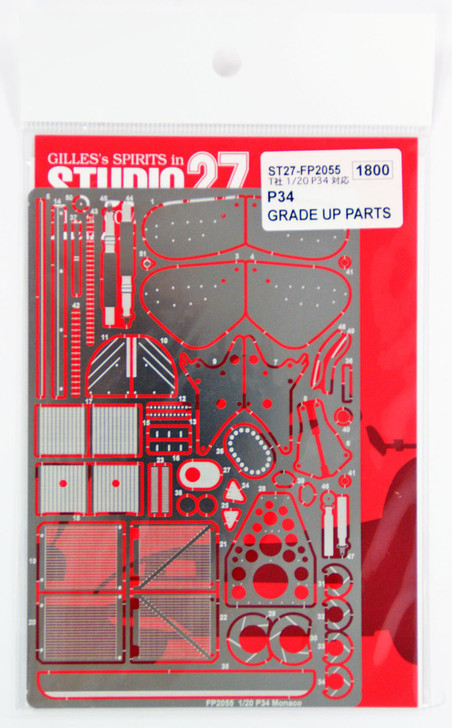Studio27 ST27-FP2055 P34 MONACO Upgrade Parts Tamiya 1/20 Scale