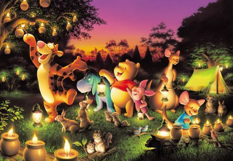 Tenyo Japan Jigsaw Puzzle D-1000-270 Disney Winnie-the-Pooh (1000 Pieces) (4905823942703)