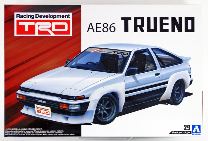 Aoshima 53607 TRD AE86 TRUENO N2 '85 (TOYOTA) 1 | PlazaJapan